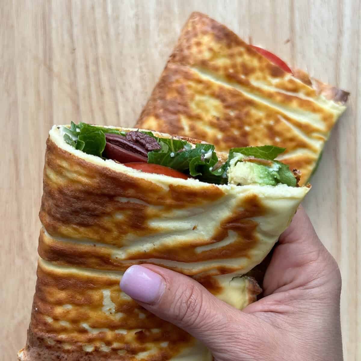 Viral High Protein Cottage Cheese Wrap
