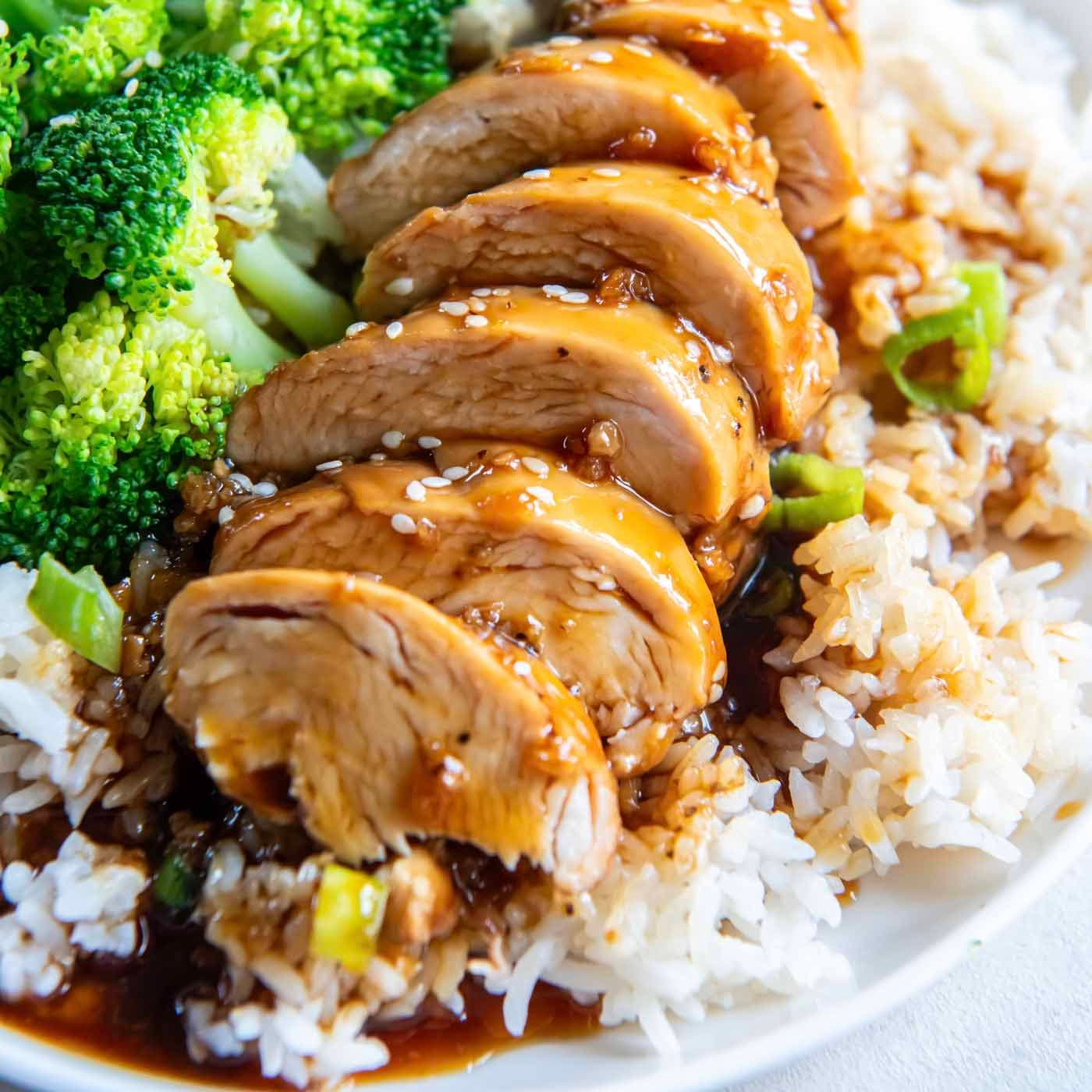 Honey Garlic Instant Pot Chicken Breasts