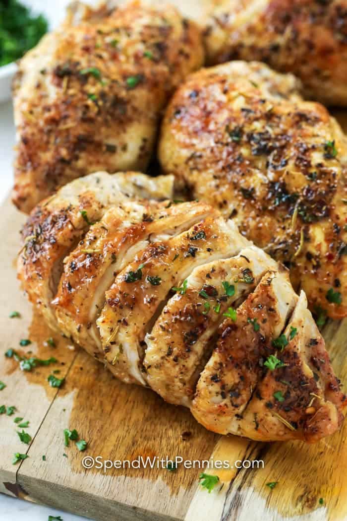 Roasted Split Chicken Breast