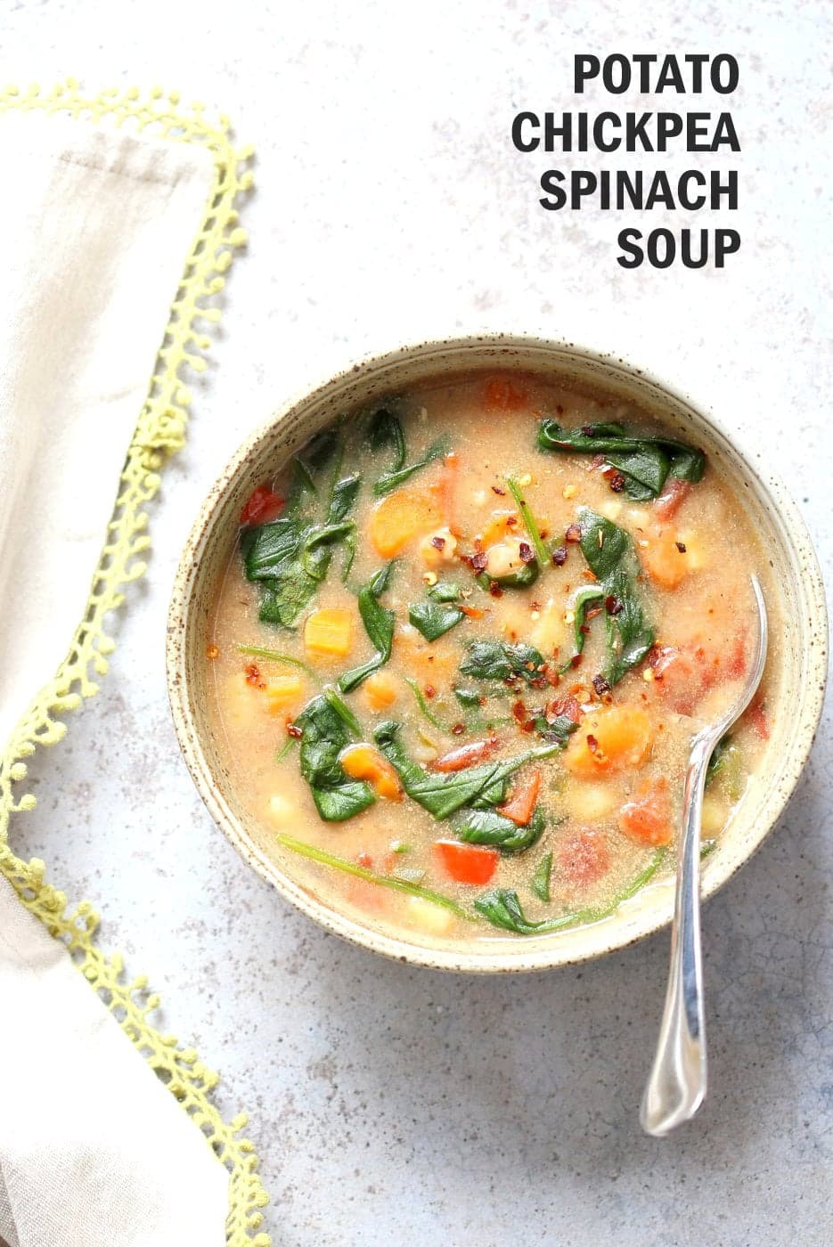 Chickpea Potato Soup in Instant Pot